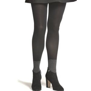 DKNY Colorblock Anklet Sock Tights